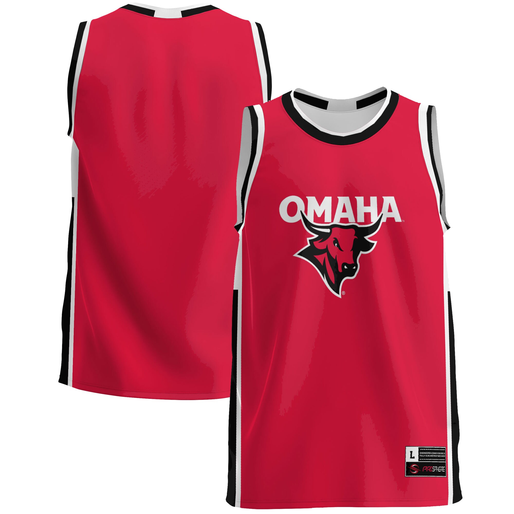 [DDG] Nebraska Omaha Mavericks GameDay Greats Lightweight Basketball Jersey - Red