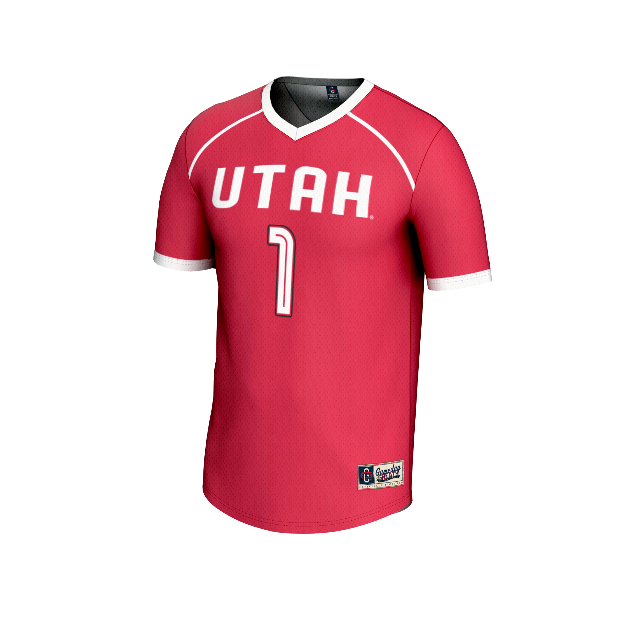 [DDG] Utah Utes GameDay Greats Youth Lightweight Women's Lacrosse Fashion Jersey - Red