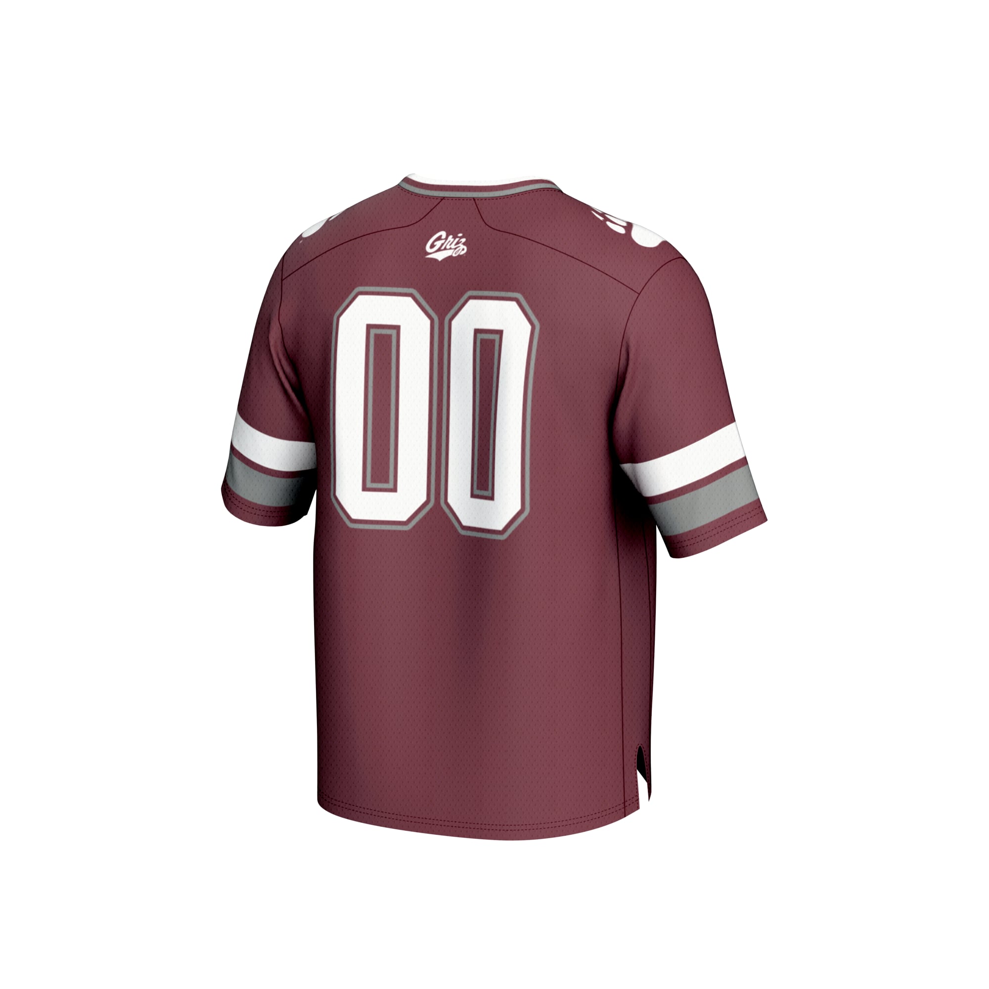 #00 Montana Grizzlies GameDay Greats Lightweight Collegiate Football Fashion Jersey - Maroon