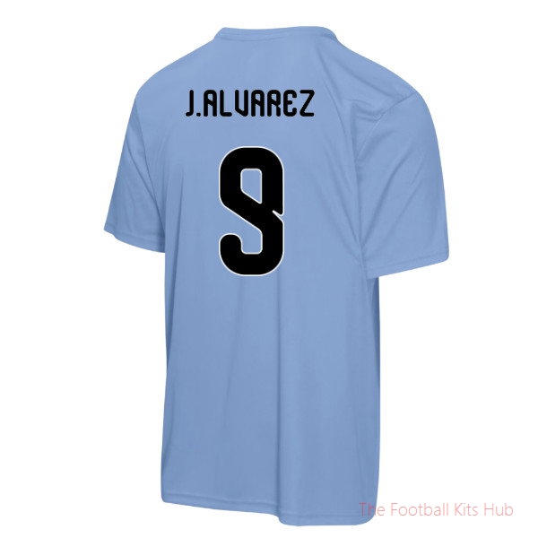 Fan Edition Argentina 2026 World Cup T-Shirt (Kids) (J.Alvarez 9)
