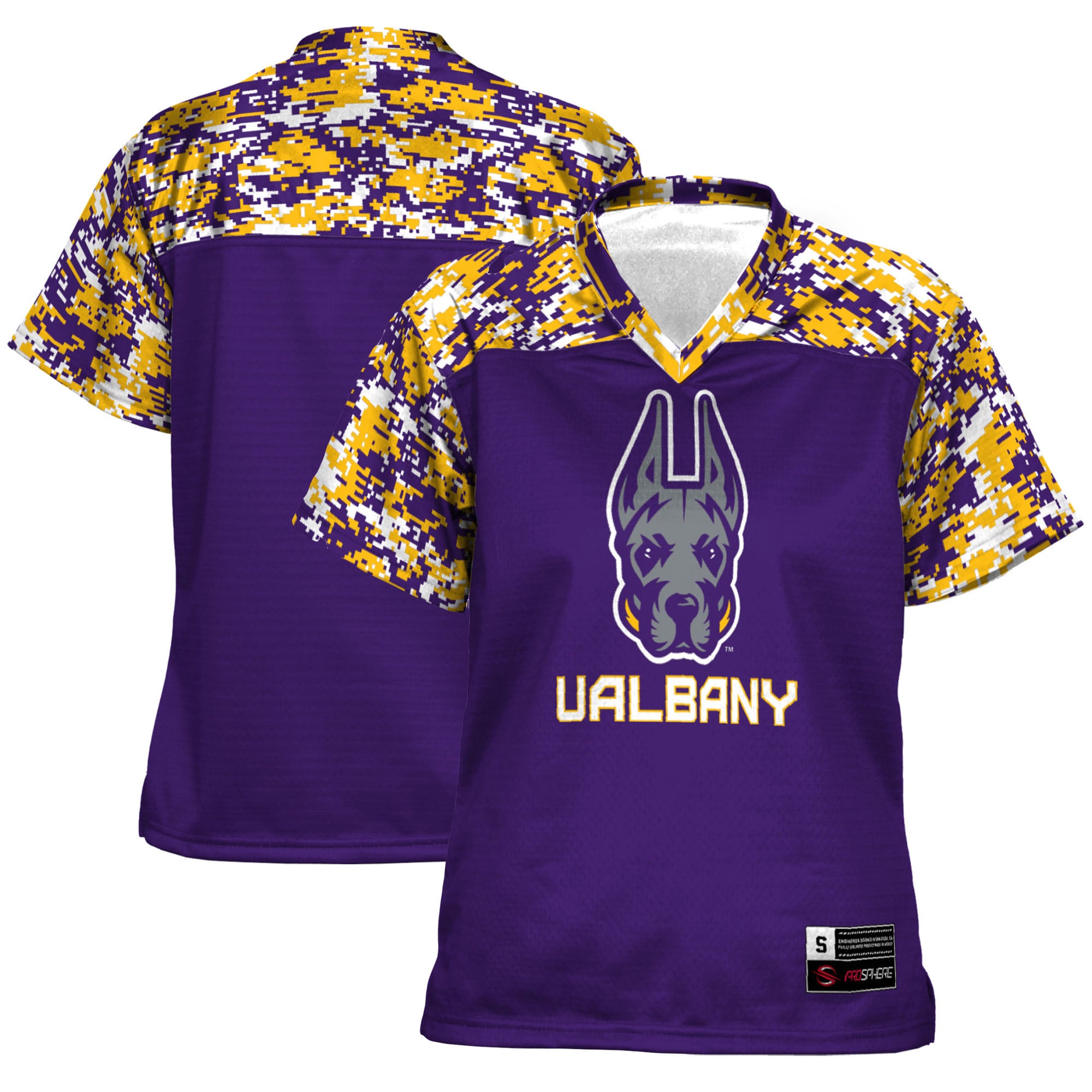[Women's] UAlbany Great Danes Football Jersey - Purple | Stadium Series 2026/27