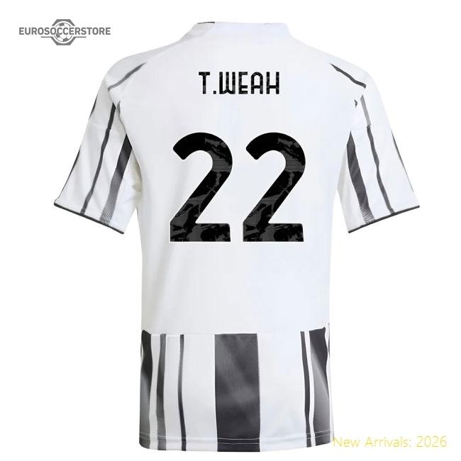 2025-2026 Juventus Home Shirt (Kids) (T.Weah 22)