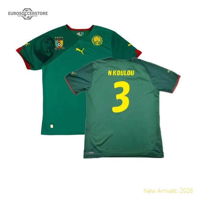 Outstanding Cameroon National Team 2010-11 Home Jersey ((excellent)