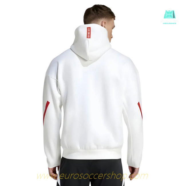 2025-2026 Bayern Munich Anthem Jacket (White)