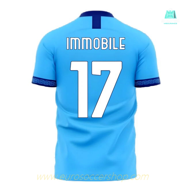 Lazio 2025-2026 Home Concept Football Kit (Libero) (Immobile 17)