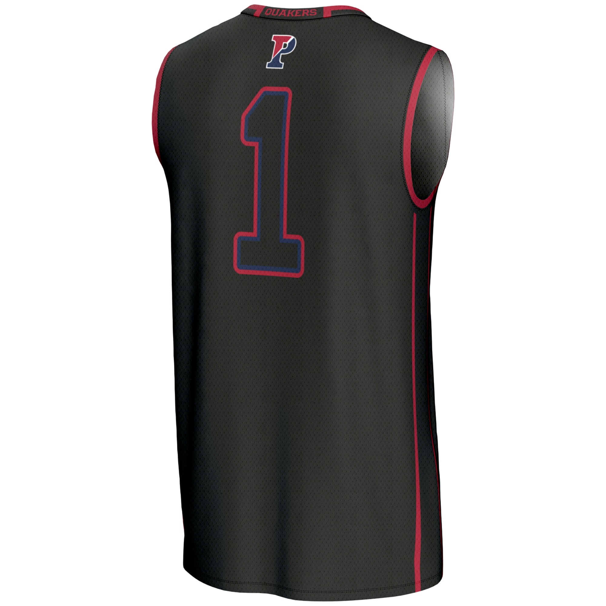 [DDG] Pennsylvania Quakers GameDay Greats Youth Lightweight Basketball Jersey - Black