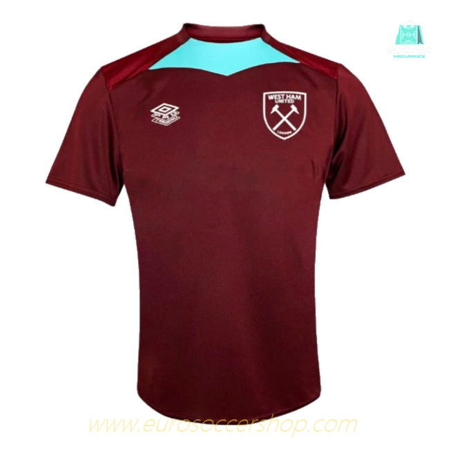 2024-2025 West Ham Training Jersey (Wine) - Kids (Soucek 28)