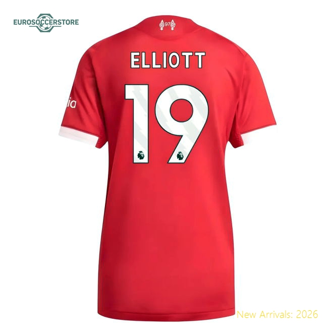 Sophisticated Liverpool Womens Elliott Jersey 2025-2026 Breathable