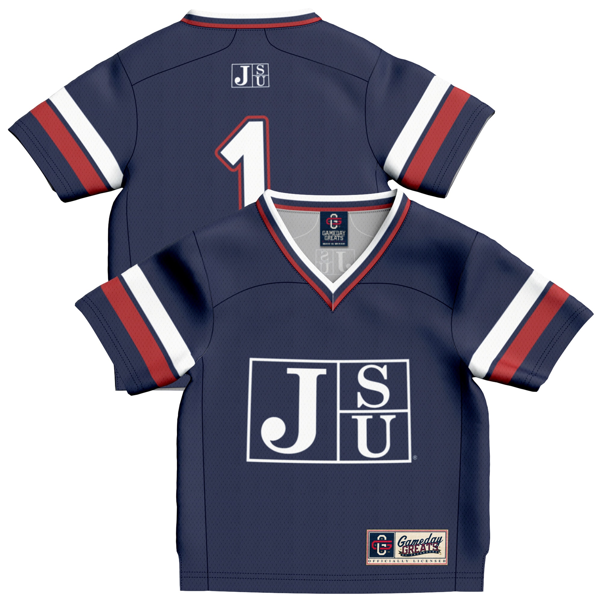 #1 Jackson State Tigers GameDay Greats Infant Lightweight Collegiate Football Fashion 26/27 Football Jersey - Royal
