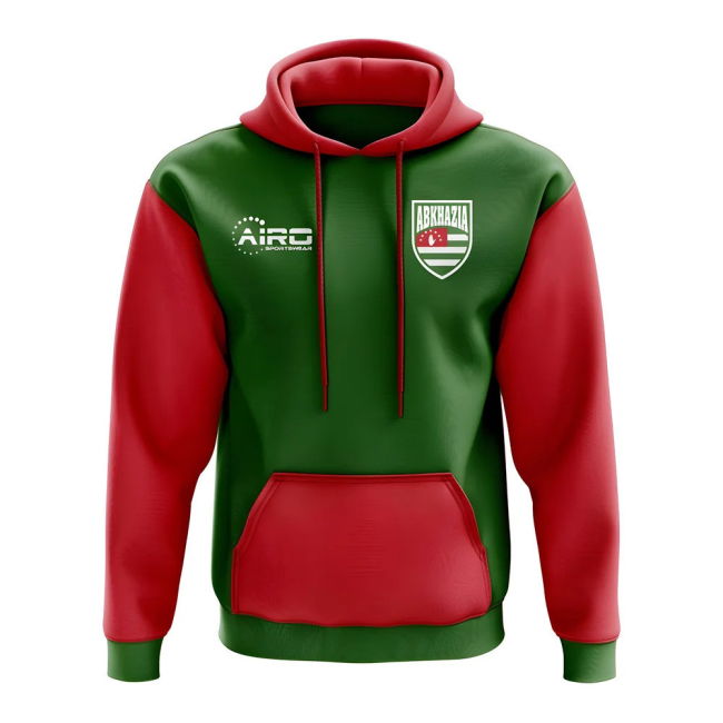 Professional Abkhazia Concept Country Football Hoody (Green)