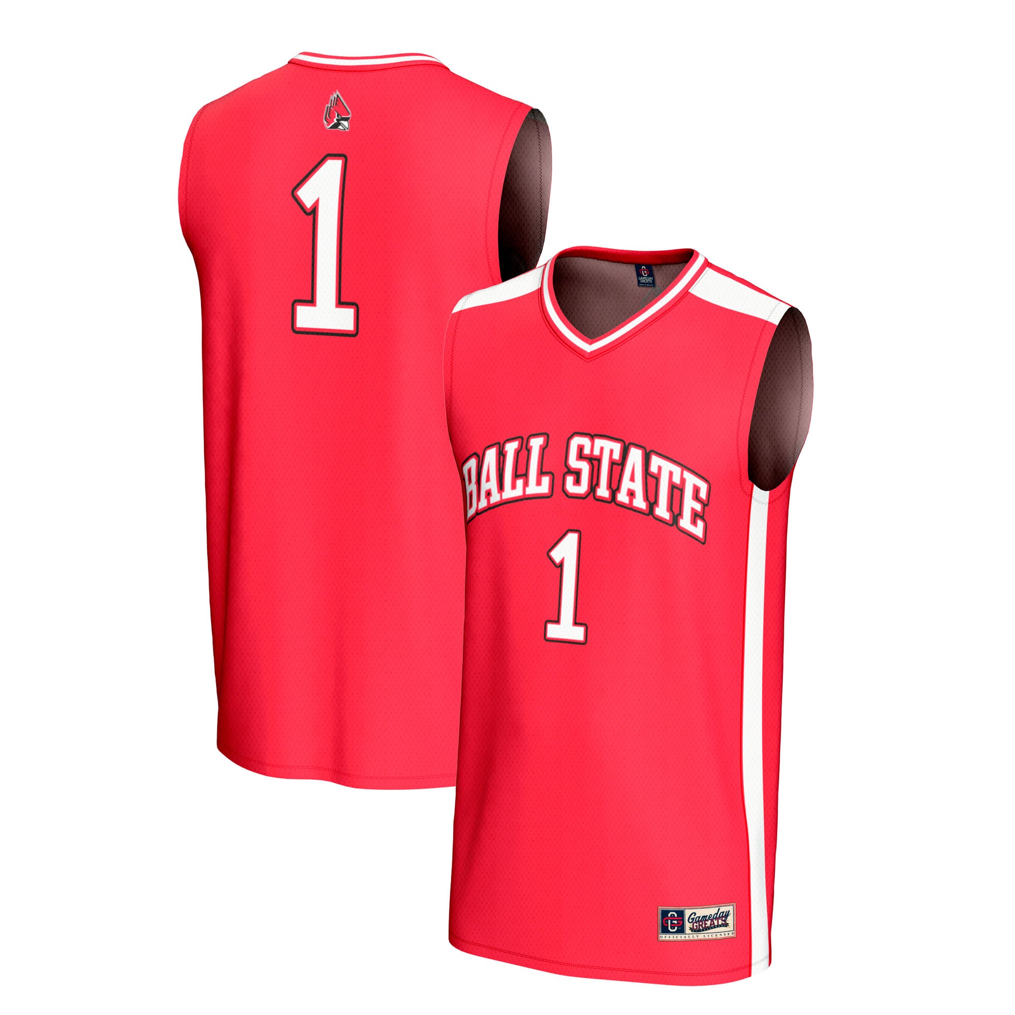 [NJP] Women's Ball State Cardinals GameDay Greats Lightweight Collegiate Basketball Fashion Jersey - Cardinal