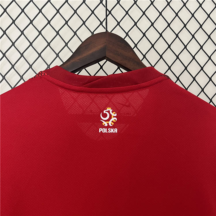 High Performance Poland UEFA Euro 2024 Away Soccer Jersey Football