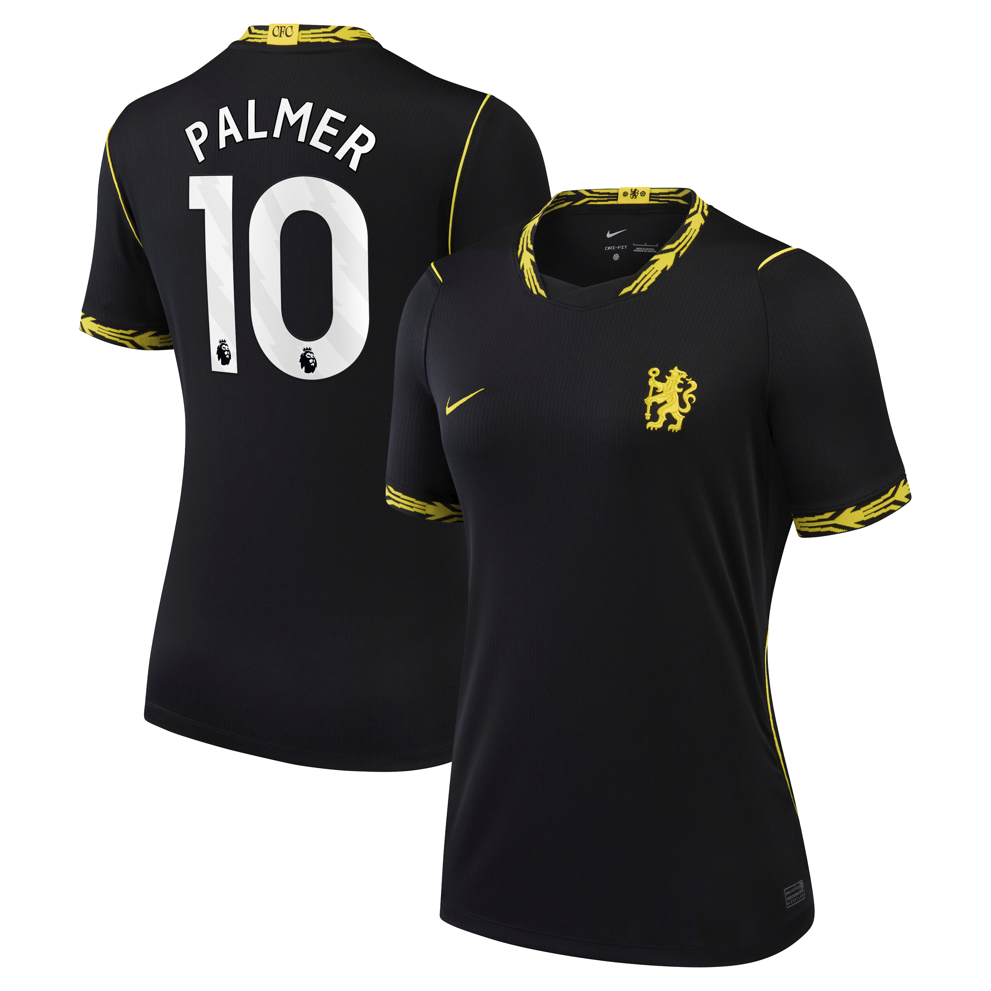 [SJH] Cole Palmer Chelsea Women's 2026/27 Away Stadium Replica Jersey - Black