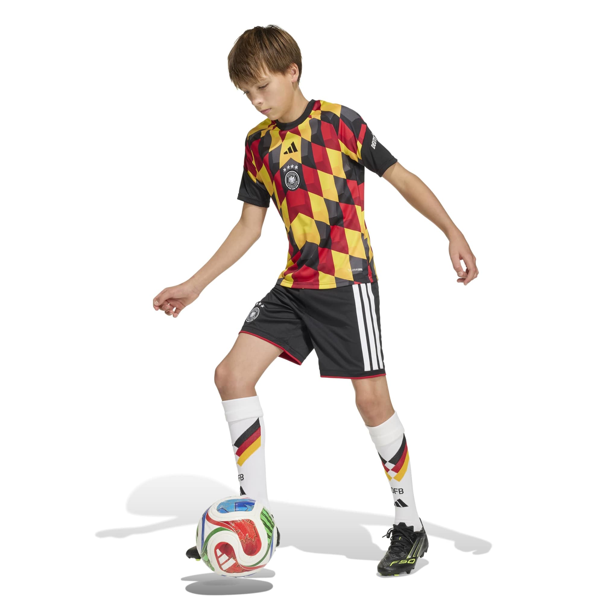 [SJH] Germany National Team Youth 2026 Pre-Match Jersey Top - Black