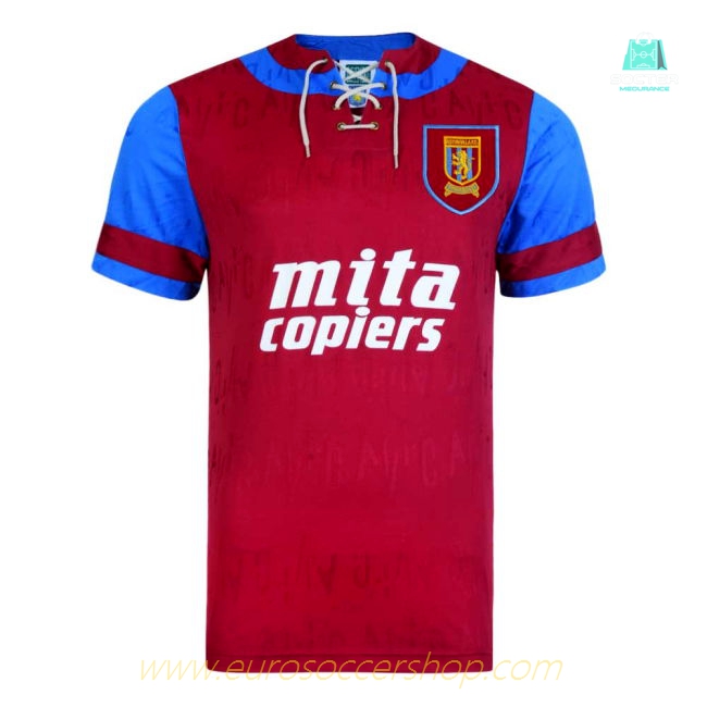 Score Draw Aston Villa 1992 Retro Football Shirt