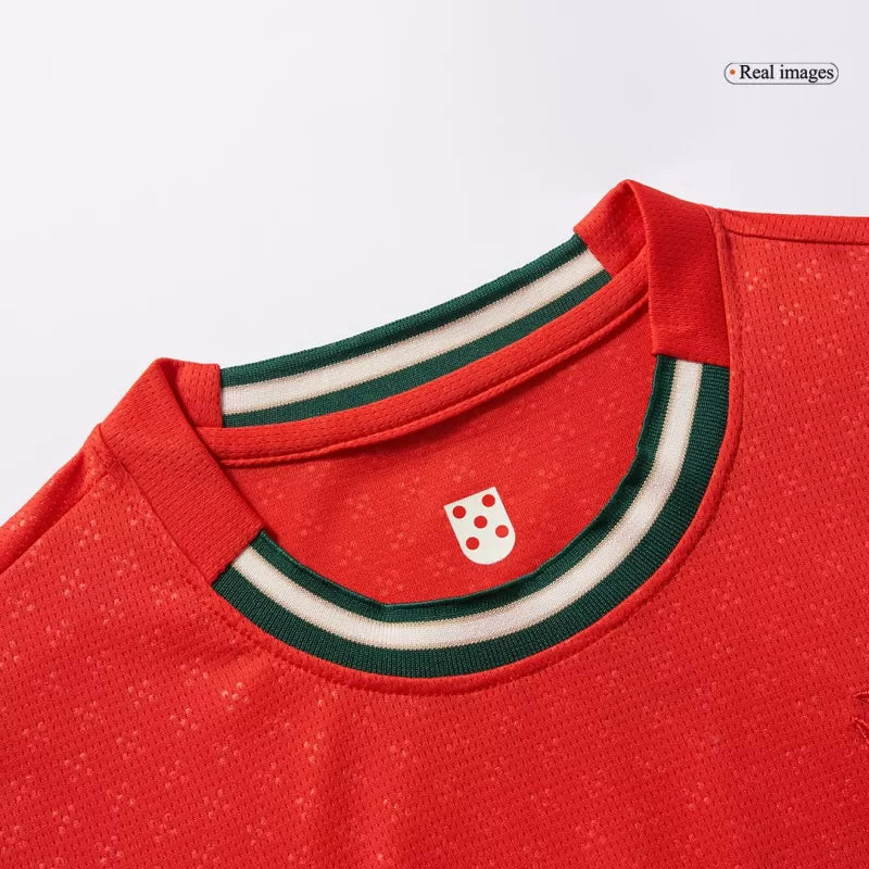 Portugal Home Soccer Jerseys Kids Kit 2025 Authentic Kit