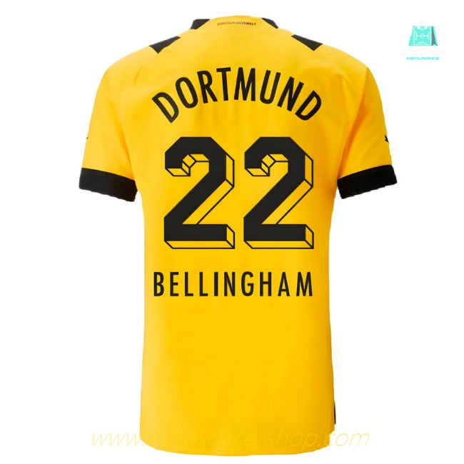2022-2023 Borussia Dortmund Authentic Home Shirt (BELLINGHAM 22)