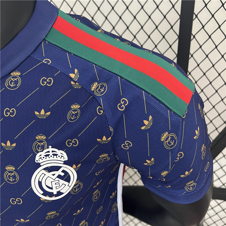 Authentic Moisture Wicking 2425 Real Madrid X GUCCI Shirt
