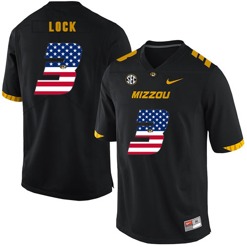 Men's None Black 2024 official Drew Lock #3 home jersey Jersey