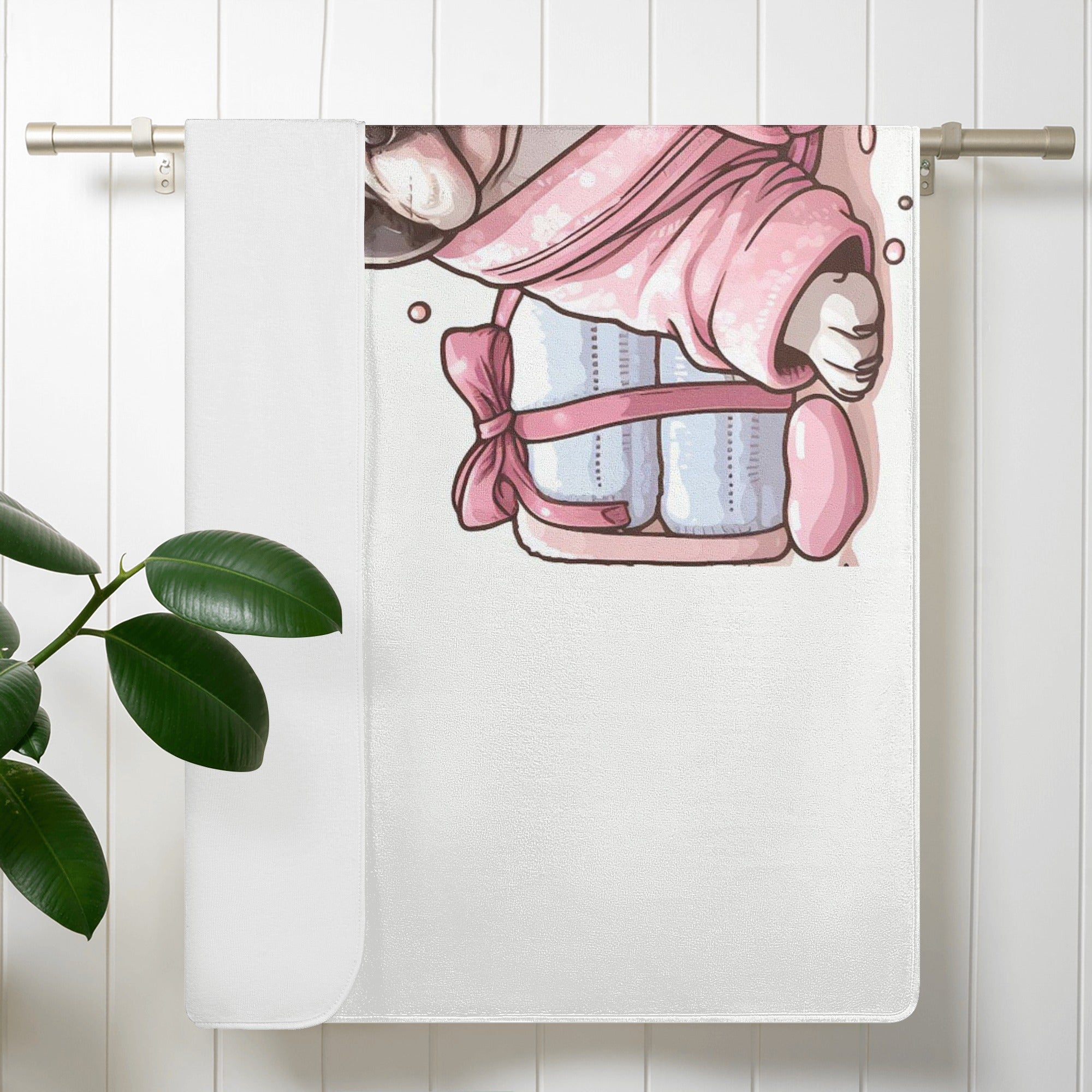 Trendy Comfortable Hazel - Bath Towel for French Bulldog Lovers Premium