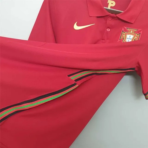 2020 Portugal Durable Jersey Home Euro - Classic Shock Absorption -