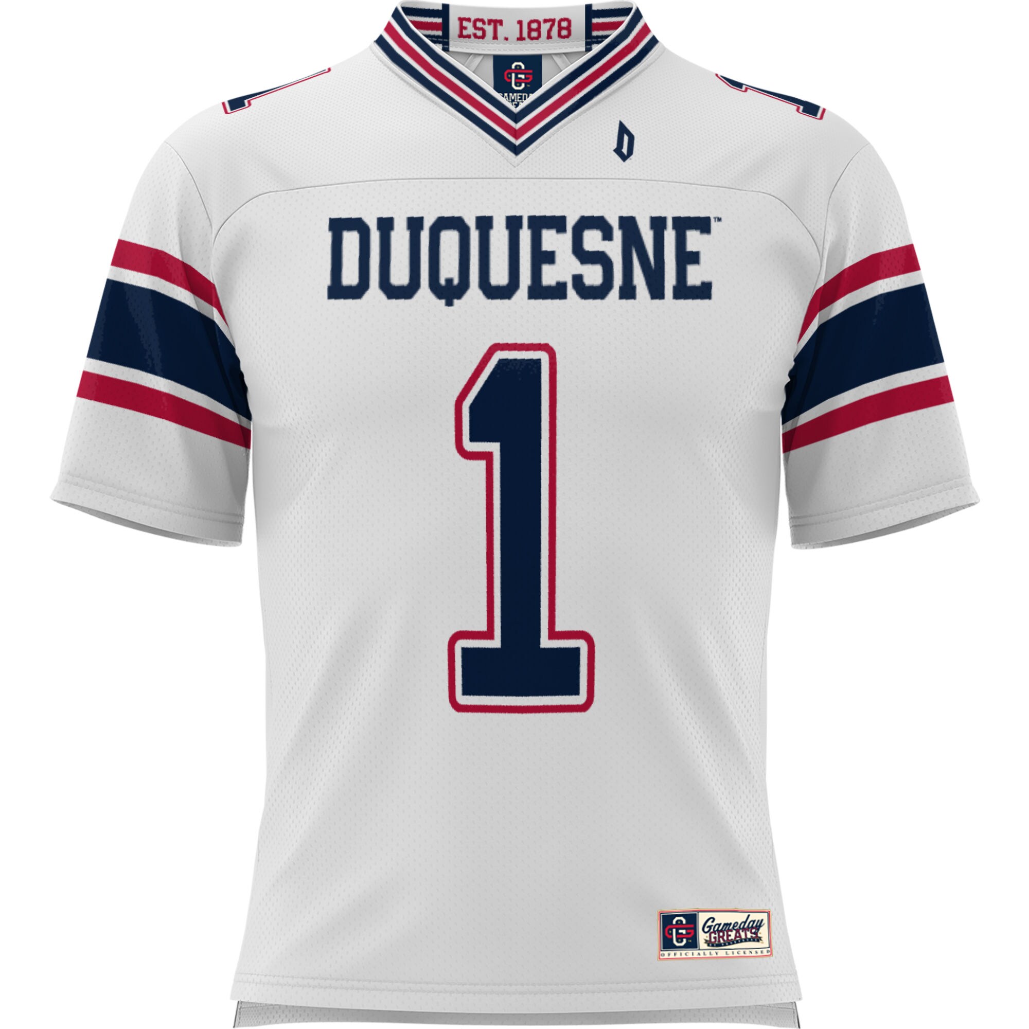 [DDG] Duquesne Dukes GameDay Greats Football Jersey - White