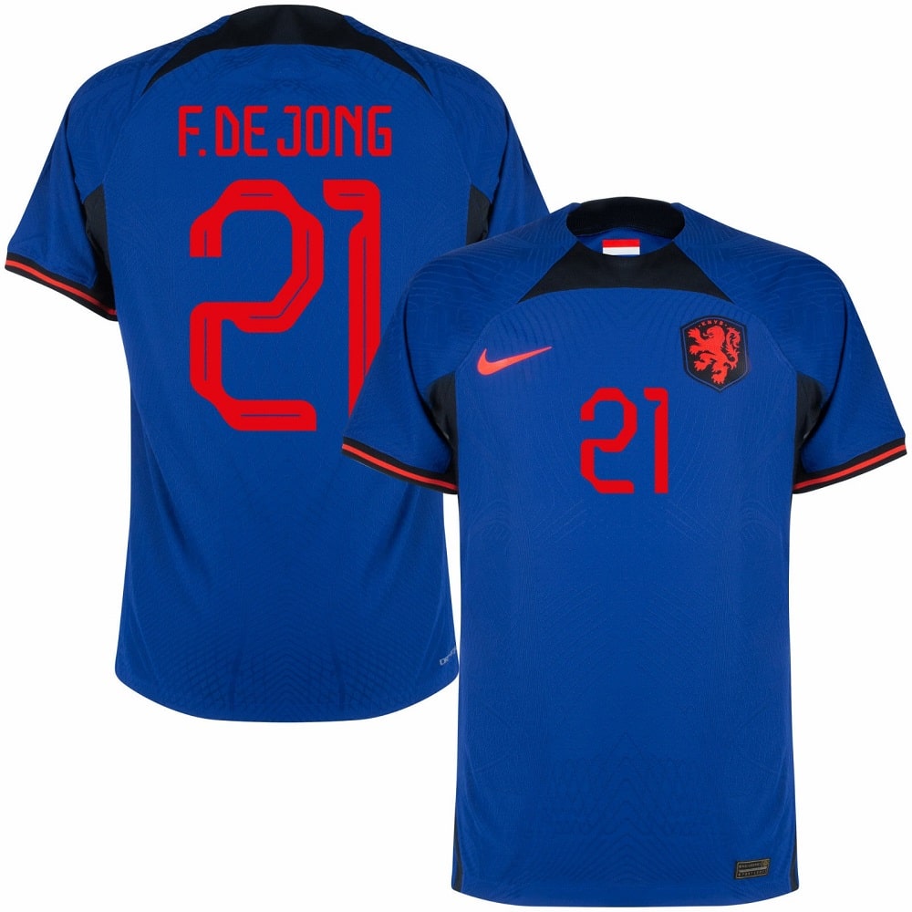 NETHERLANDS Fan Edition AWAY WORLD CUP 2022 F. DE JONG JERSEY