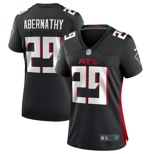 None Micah Abernathy Game Jersey - Black | NFL Player Jersey