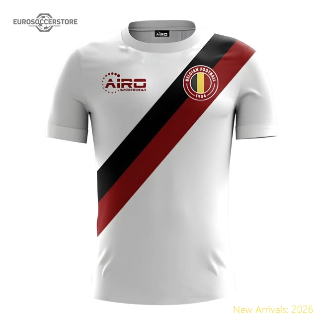 Belgium 2025-2026 Away Shirt - Official Stretchable Retro