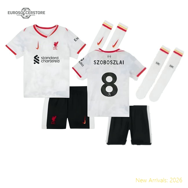 Non-toxic Liverpool Mini Jersey Szoboszlai 2024-2025 Climacool