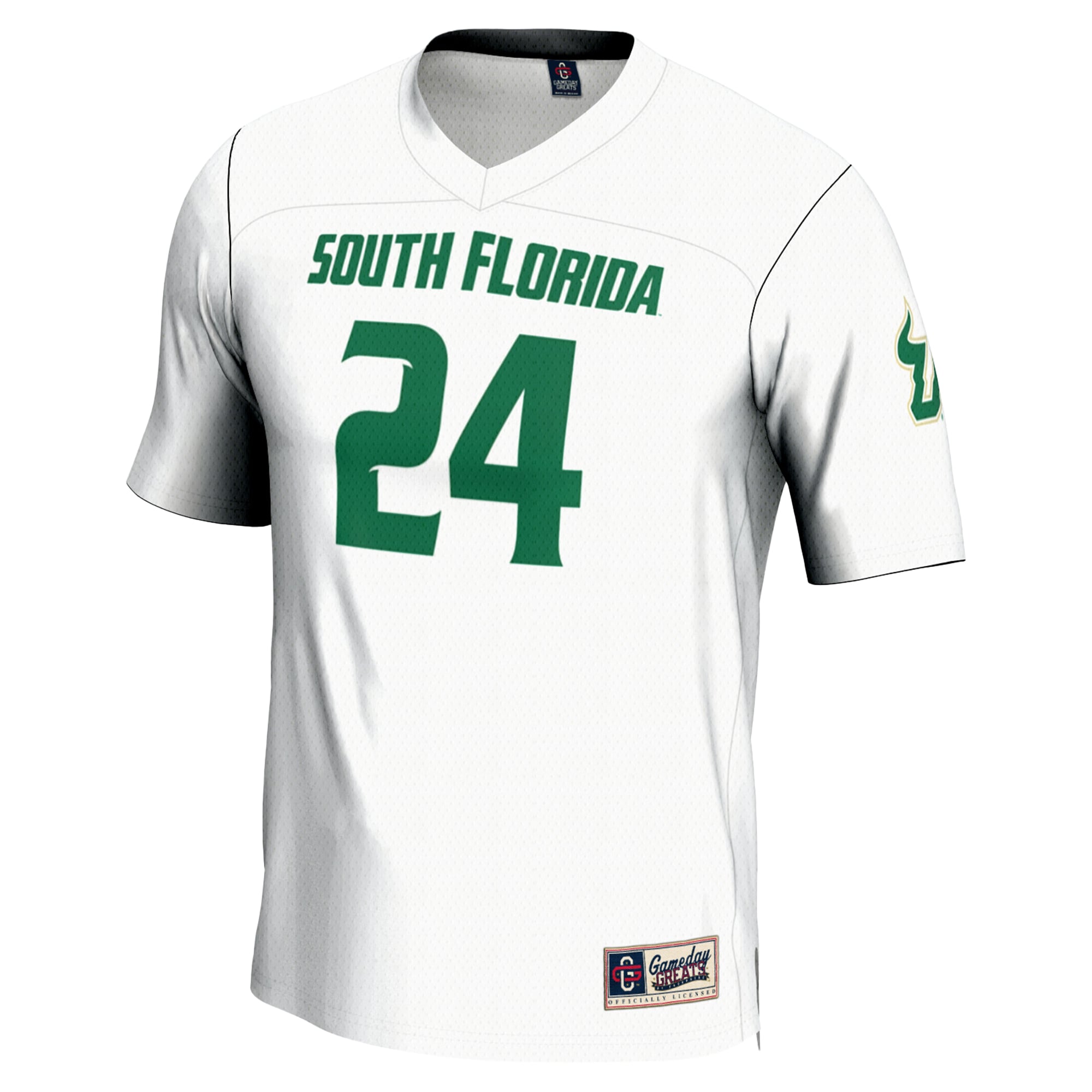 #24 South Florida Bulls GameDay Greats Unisex Lightweight Lacrosse Jersey - White