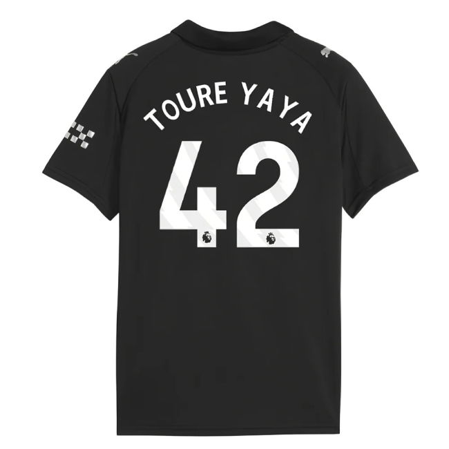 Legendary 2025-2026 Away Retro Jersey Toure Yaya 42 - Adults Fine#977