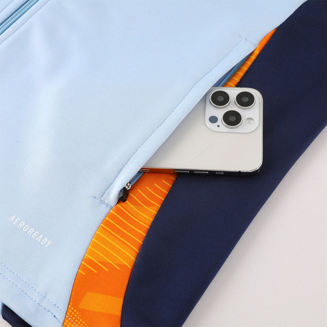 Kid's Real Madrid Training Kit (Jacket+Pants) 2024/25 Authentic Kit