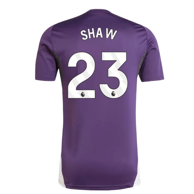 Premium Quality Football Man Utd Training Jersey Aurora Plum Shaw ...