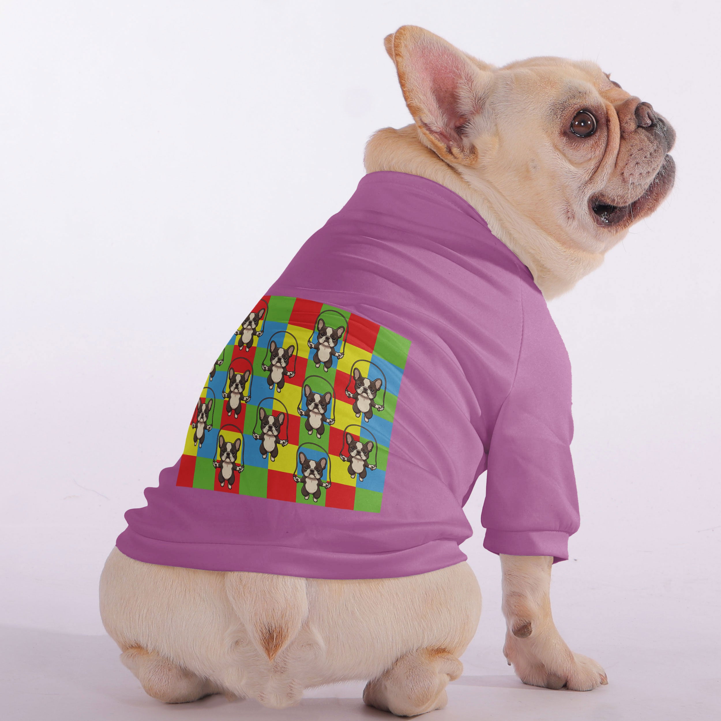 Marley - Comfy Snuggly Zip-up Sweatshirt For French Bulldogs Casual Wear