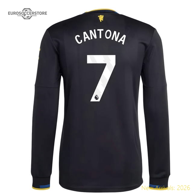 Premium 2025-2026 Man Utd Authentic Long Sleeve Third Shirt (cantona