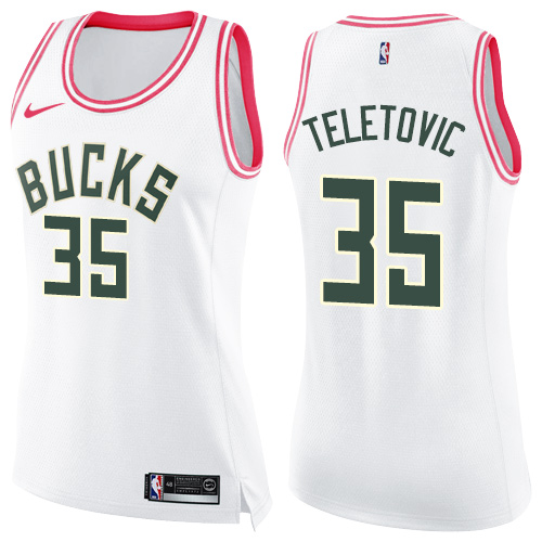 Bucks White Milwaukee Bucks #35 Nike Jersey - Affordable Quality