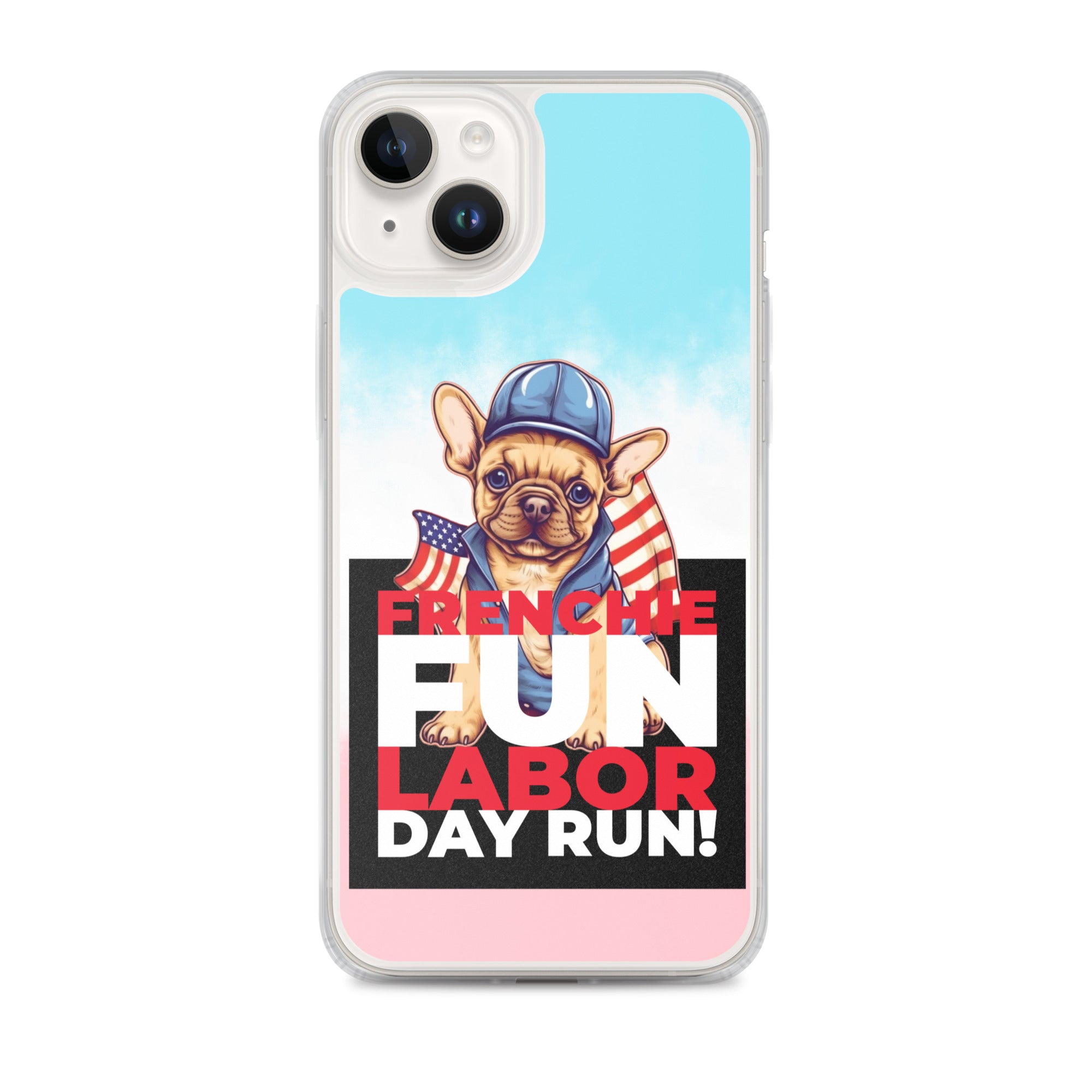 Cozy Frenchie Fun - Clear Case For Iphone® for French Bulldog Lovers