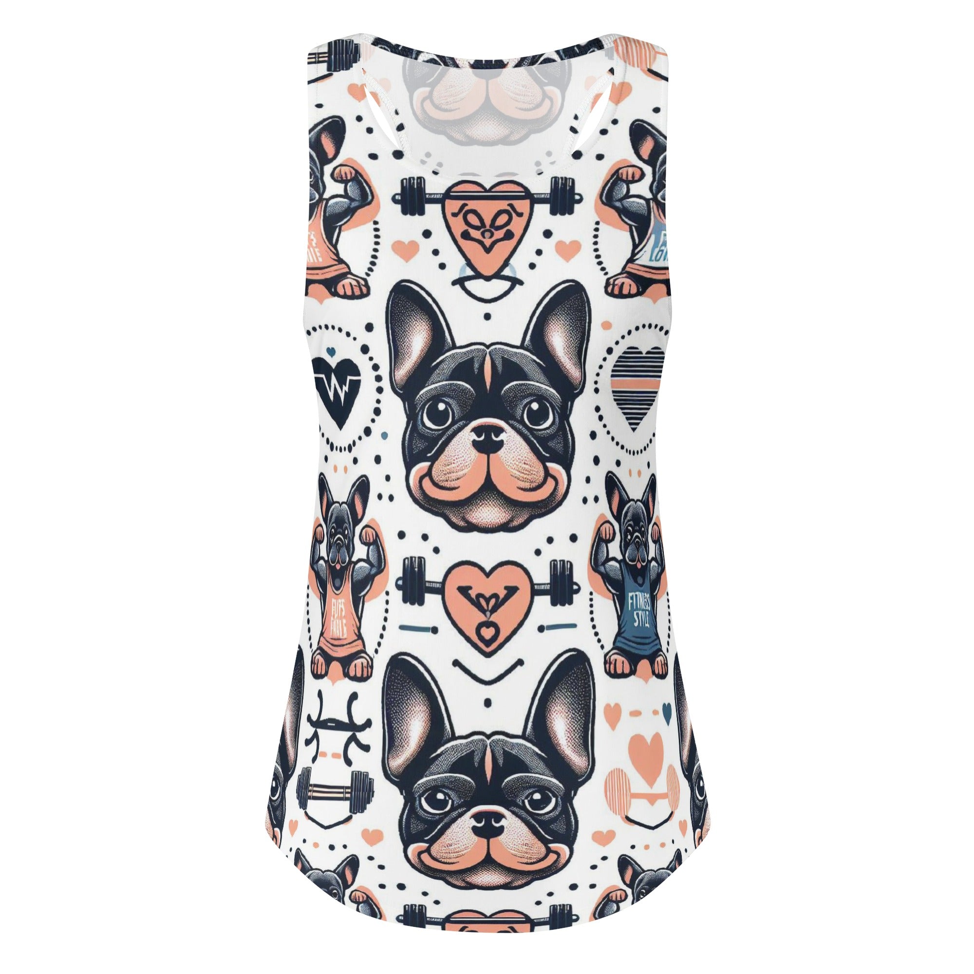 French Bulldog Lover Molly Women Tank Tops Trendy Everyday Top