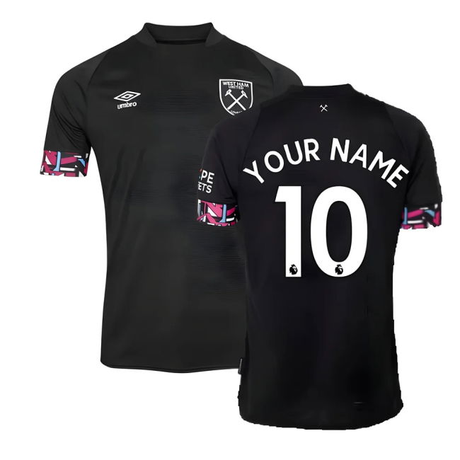Stylish West Ham 2022-2023 West Ham Away Shirt (Kids) (Your Name) f...