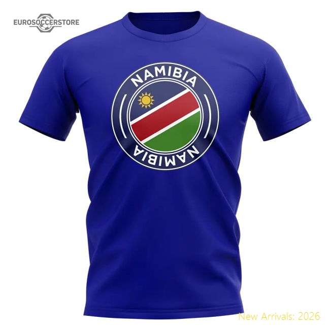 Excellent Namibia Football Badge T-shirt (royal) - Match Quality