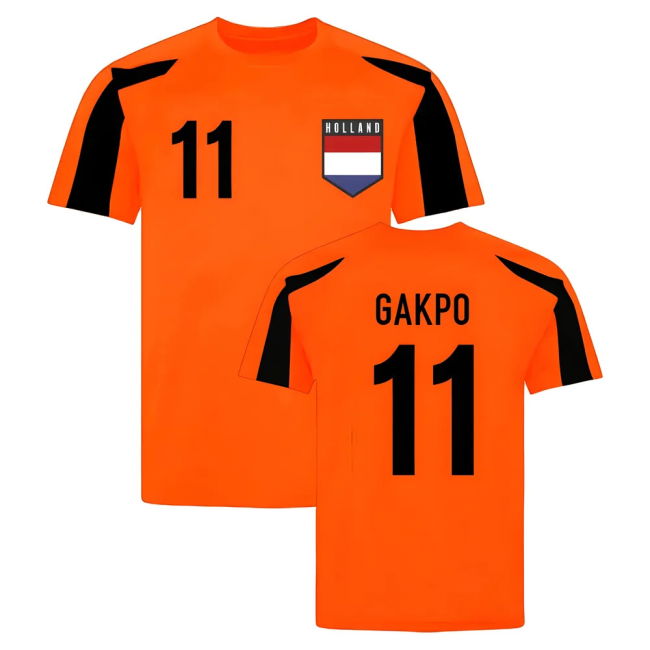 Holland Sports Training Jersey (Cody Gakpo 11) Euro Oranje