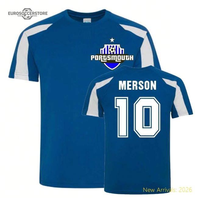 First-class Paul Merson Portsmouth Sports Training Kit (blue)