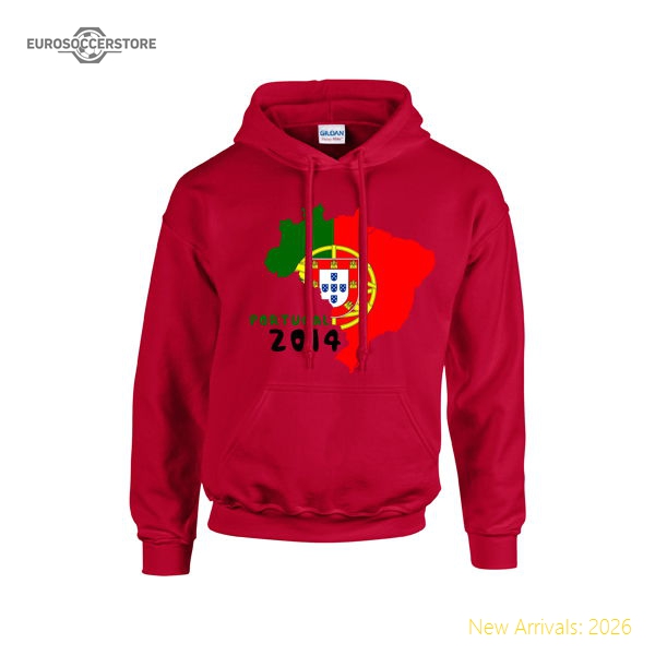 Official Portugal 2014 Country Flag Hoody (red) - Kids