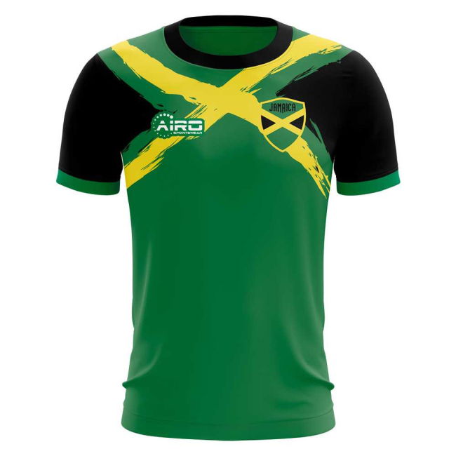 Match-Ready 2025-2026 Jamaica Flag Concept Football Shirt (Your Name)
