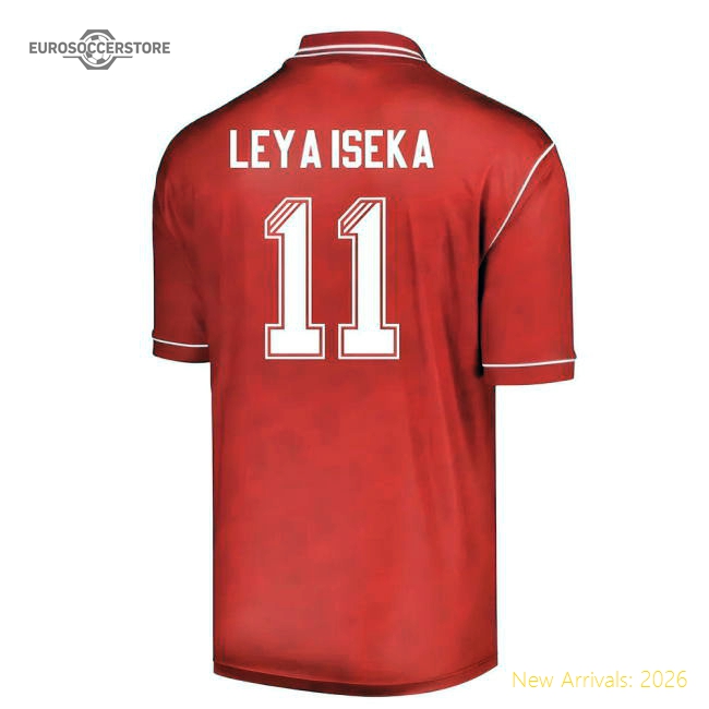 Barnsley 1996 Home Retro Shirt Leya Iseka 11 Player Replica