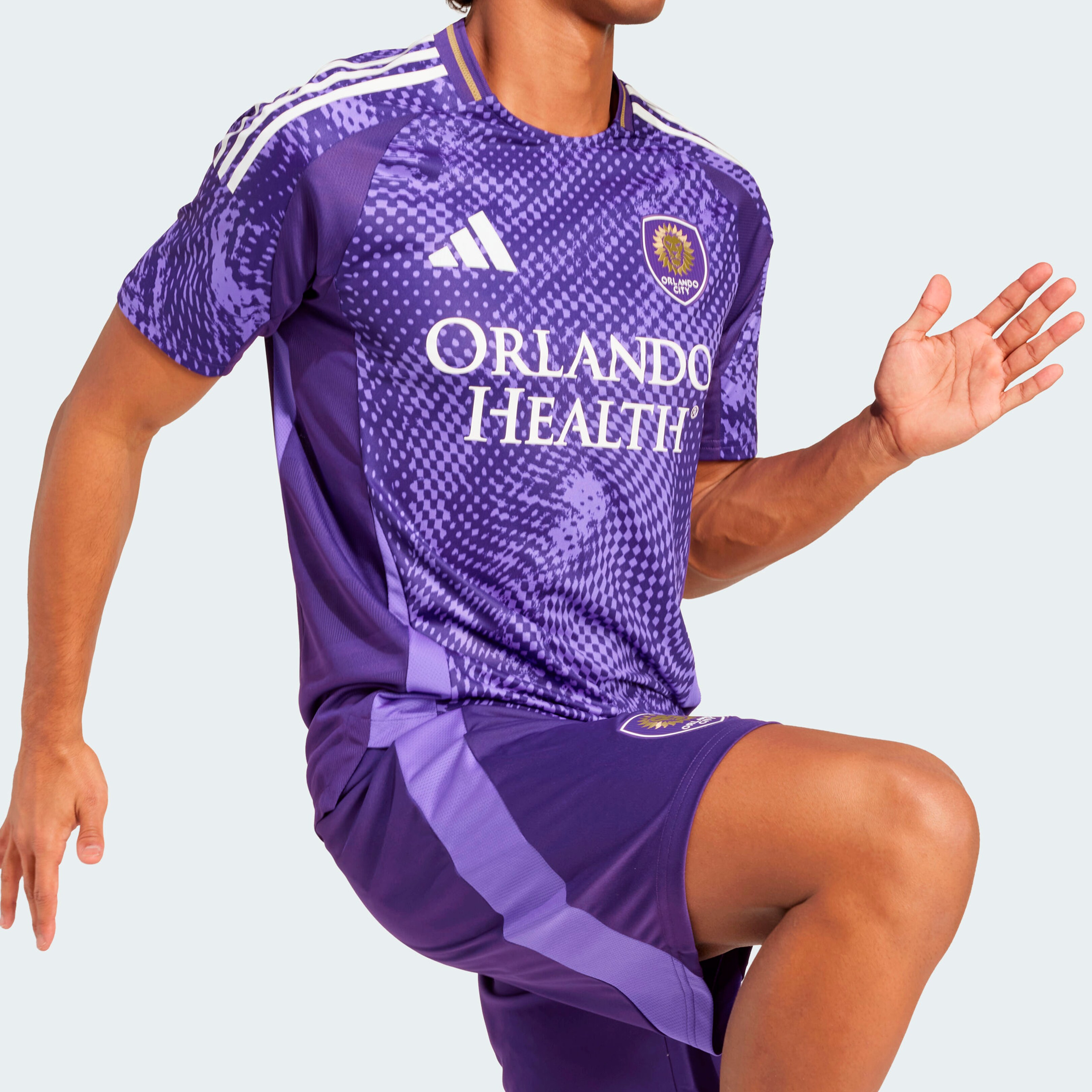 [LK] Orlando City SC 2025 Perfect Storm On-Field Authentic Patch Jersey - Purple