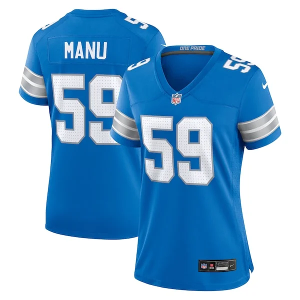 None Game NFL Jersey - Blue | Elite Football Apparel | NFL Football