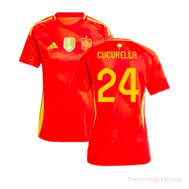 2024-2025 Spain Home Shirt (Ladies) (Cucurella 24)
