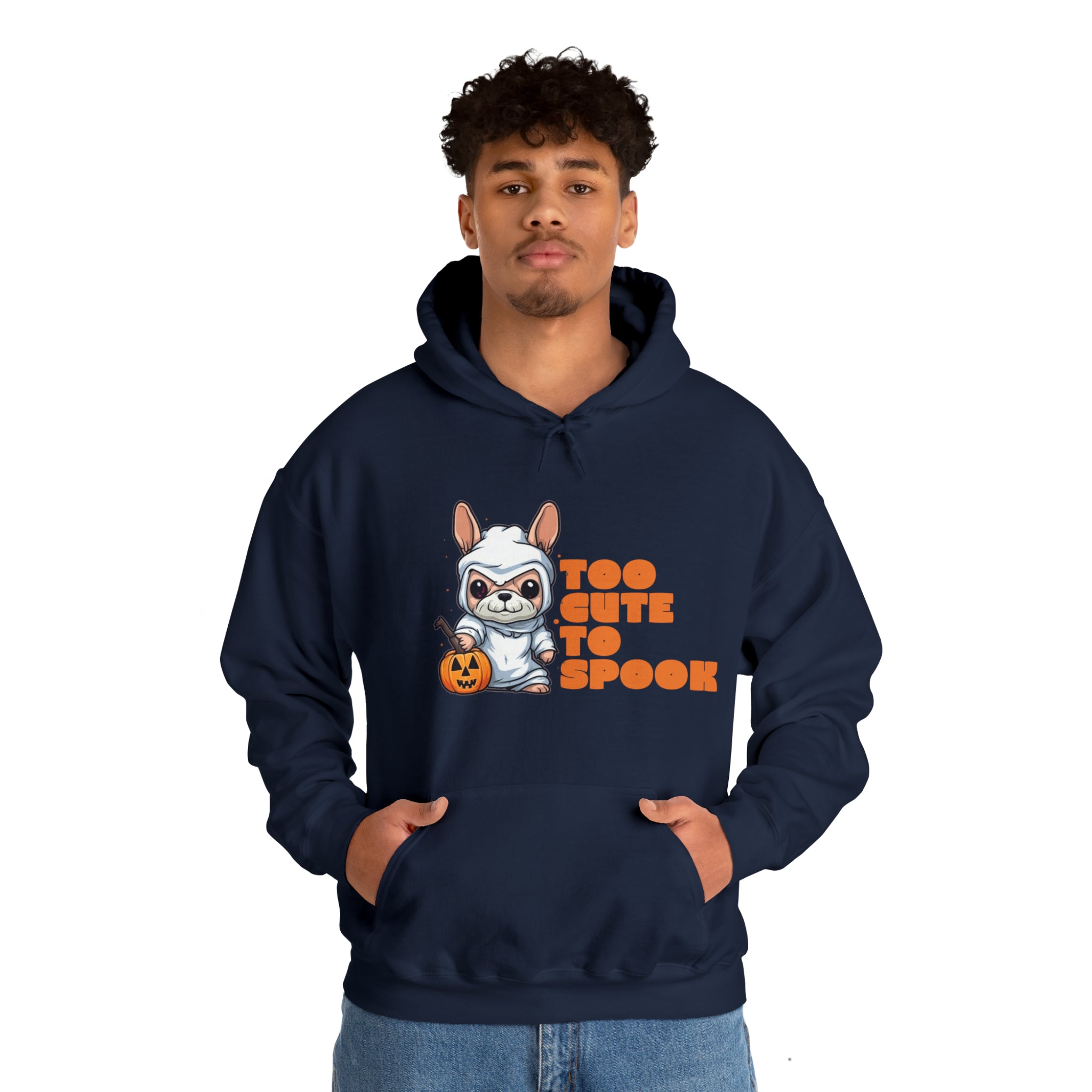 Frenchie-Fan Too Cute To Spook Halloween Unisex Hoodie for Pet Durable
